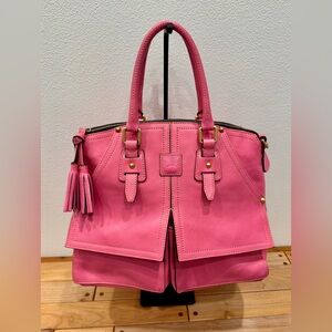 Dooney & Bourke Flourentine Clayton Satchel Pink